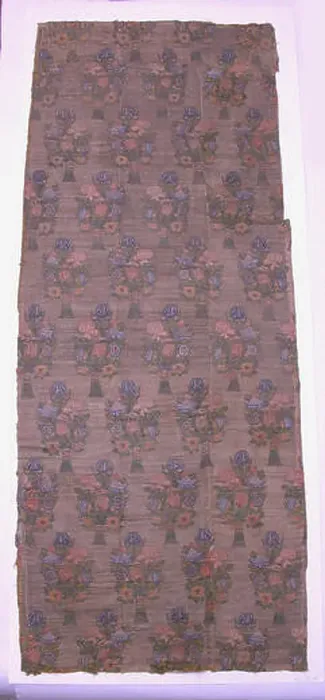 Framed Print : Floral Textile Fragment, early 17th century Framed Print : Floral Textile Fragment, early 17th century