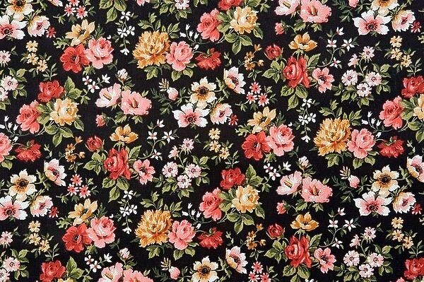 Floral wallpaper, full frame