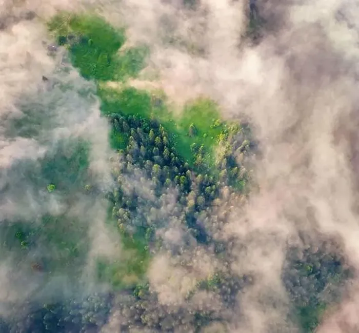 Framed Print : Flying above the clouds on drone Framed Print : Flying above the clouds on drone