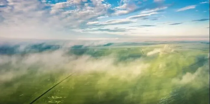 Framed Print : Flying above the clouds on drone Framed Print : Flying above the clouds on drone