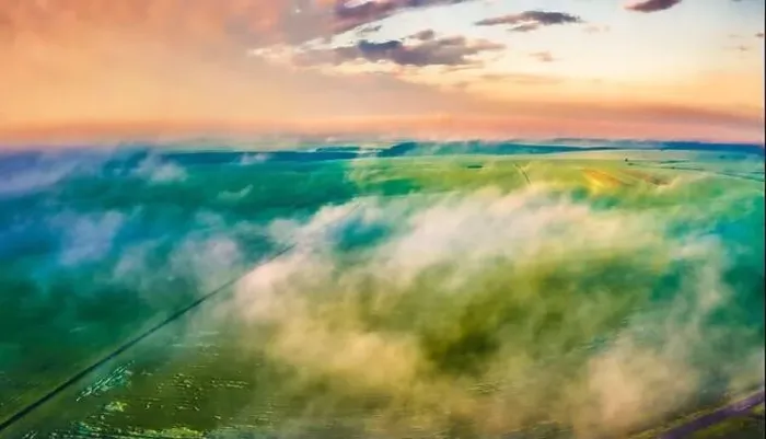 Framed Print : Flying above the clouds on drone Framed Print : Flying above the clouds on drone