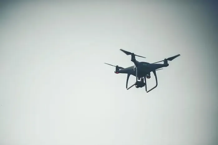 Framed Print : flying drone in the sky Framed Print : flying drone in the sky