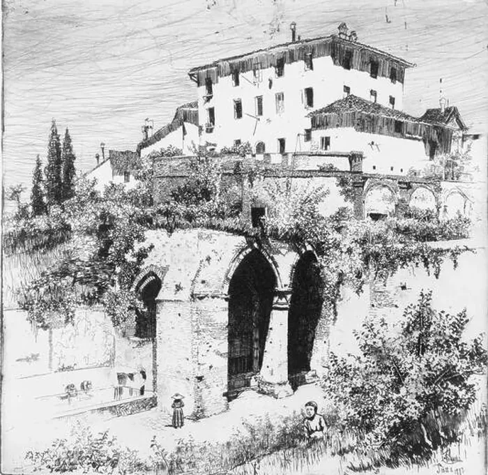 Framed Print : Fonte Nuovo, Siena, Italy, Jo Pennell Framed Print : Fonte Nuovo, Siena, Italy, Jo Pennell