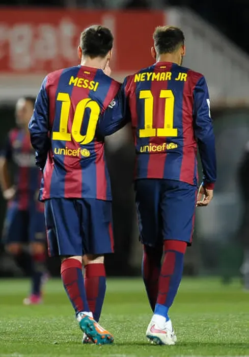 Framed Print : Football Primera Division 24.1.2015, Elche vs FC Barcelona -- Lionel Messi, Neymar Framed Print : Football Primera Division 24.1.2015, Elche vs FC Barcelona -- Lionel Messi, Neymar