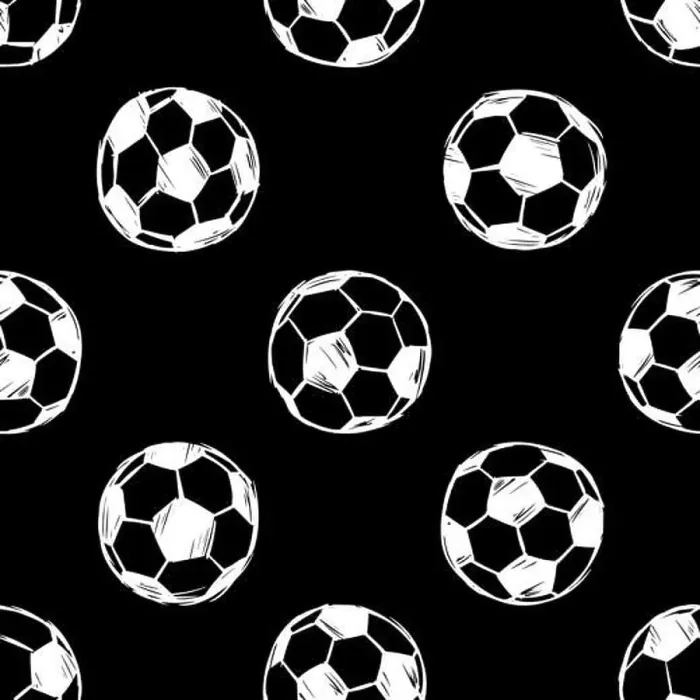 Framed Print : Football Soccer balls doodle seamless pattern Framed Print : Football Soccer balls doodle seamless pattern