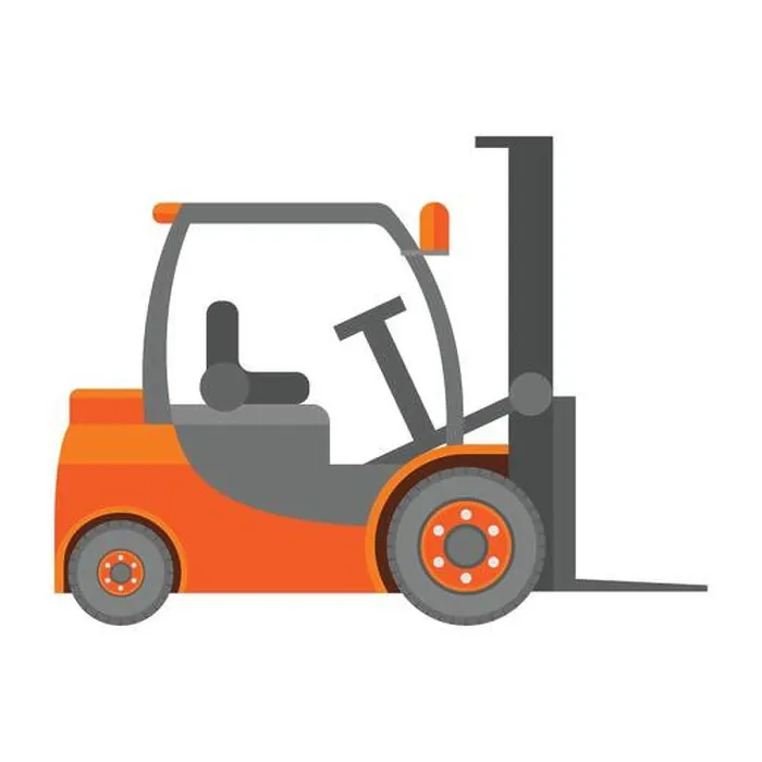 Framed Print : Forklift truck icon