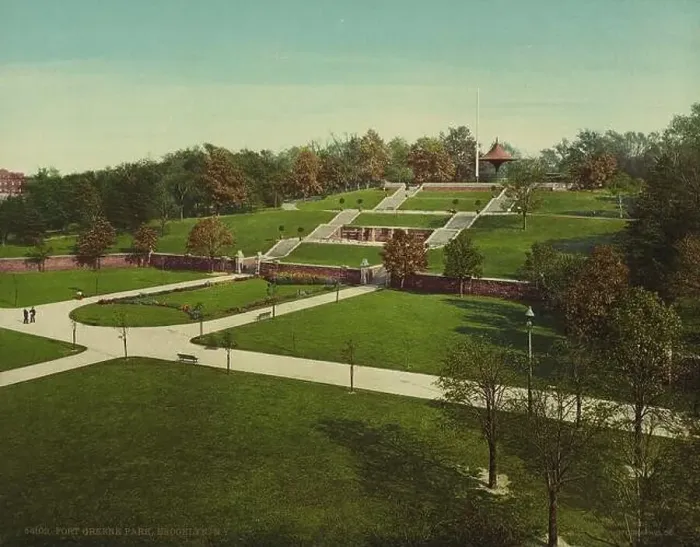 Framed Print : Fort Greene Park, Fort Greene, Brooklyn, New York 1904 Framed Print : Fort Greene Park, Fort Greene, Brooklyn, New York 1904