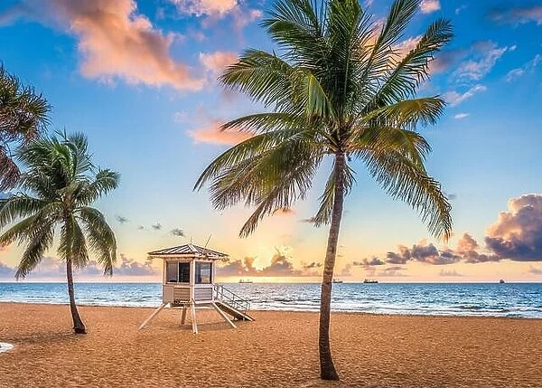 Fort Lauderdale, Florida, USA at the beach