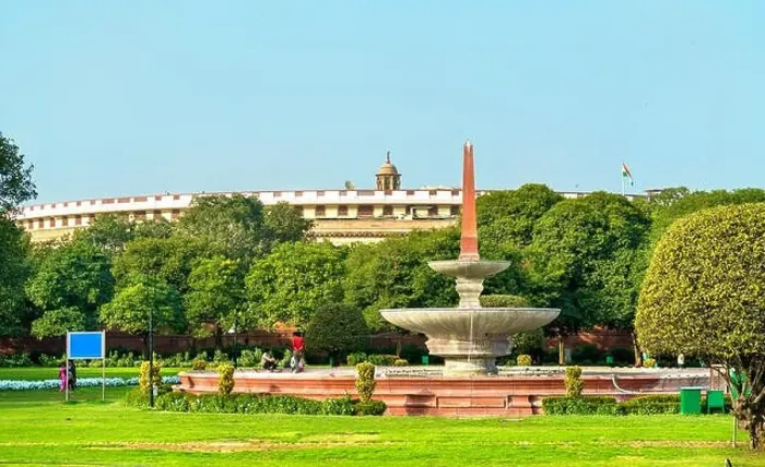 Framed Print : Fountain in front of the Sansad Bhawan, the Parliament House of India. New Delhi Framed Print : Fountain in front of the Sansad Bhawan, the Parliament House of India. New Delhi