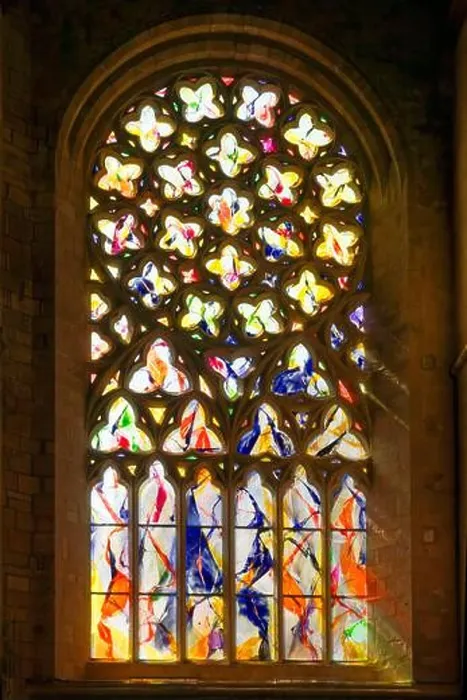 Framed Print : France, Finistere, Saint Pol de Léon, Notre-Dame-du-Kreisker chapel, Rose and stained glass by Kim En Joong Framed Print : France, Finistere, Saint Pol de Léon, Notre-Dame-du-Kreisker chapel, Rose and stained glass by Kim En Joong