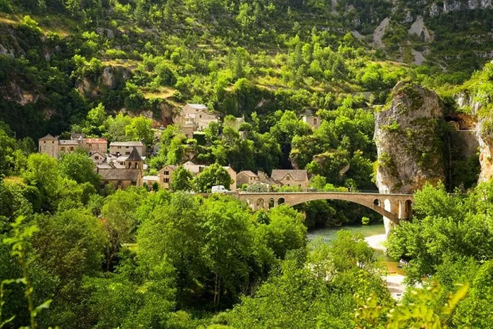 Framed Print : France Languedoc Gorges of Tarn Cevennes National Park Framed Print : France Languedoc Gorges of Tarn Cevennes National Park