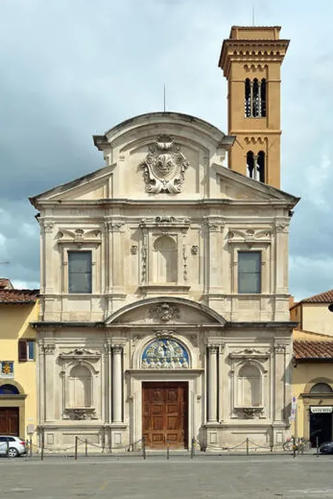 Framed Print : Franciscan church Chiesa di San Salvatore di Ognissanti at the Piazza di Ognissanti in Florence - Italy Framed Print : Franciscan church Chiesa di San Salvatore di Ognissanti at the Piazza di Ognissanti in Florence - Italy