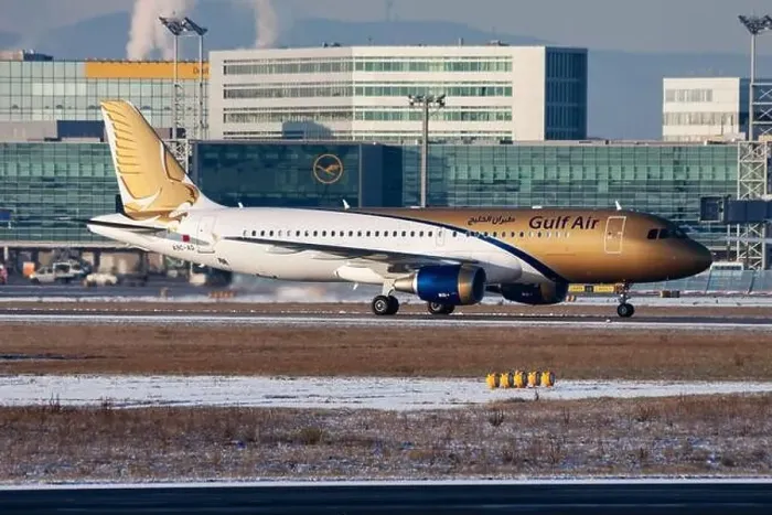 Framed Print : FRANKFURT / GERMANY - DECEMBER 8, 2012: Gulf Air Airbus A320 A9C-AQ passenger plane taxiing at Frankfurt Airport Framed Print : FRANKFURT / GERMANY - DECEMBER 8, 2012: Gulf Air Airbus A320 A9C-AQ passenger plane taxiing at Frankfurt Airport