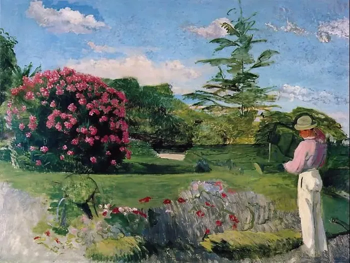 Framed Print : FréDéric Bazille - Little Gardener 1866 Framed Print : FréDéric Bazille - Little Gardener 1866