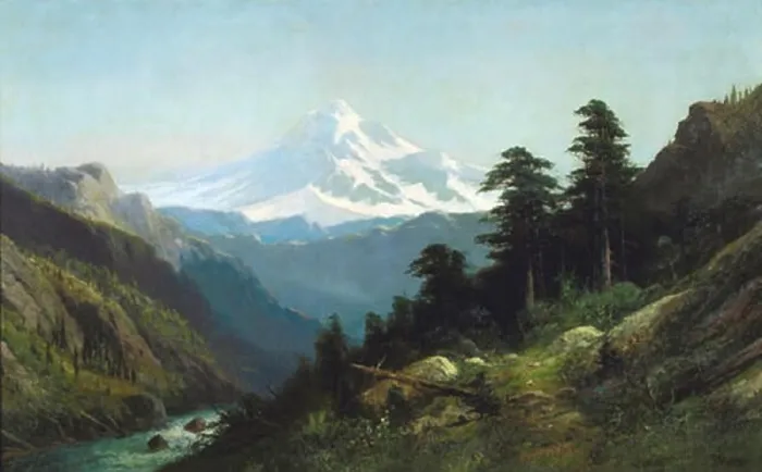 Framed Print : Frederick Ferdinand Schafer Mount Hood from the Dalles Oregon Framed Print : Frederick Ferdinand Schafer Mount Hood from the Dalles Oregon
