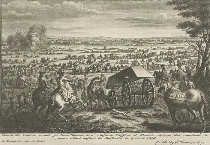 Framed Print : French army transport to Maastricht Framed Print : French army transport to Maastricht