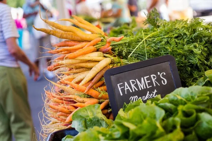 Framed Print : Fresh organic produce on sale at the local farmers market Framed Print : Fresh organic produce on sale at the local farmers market