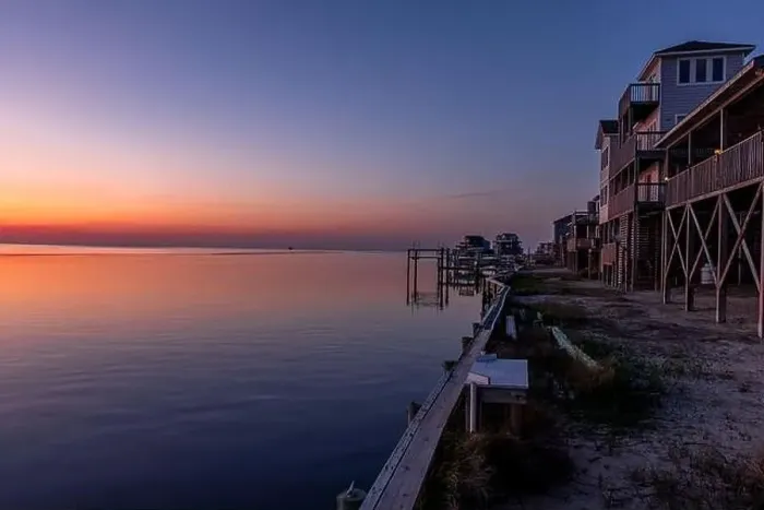 Framed Print : Frisco sunset - Outer Banks North Carolina Framed Print : Frisco sunset - Outer Banks North Carolina