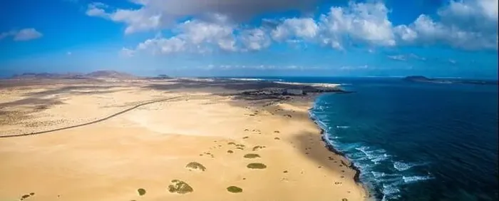 Framed Print : Fuerteventura, Corralejo sand dunes nature park. Beautiful Aerial Shot. Canary Islands, Spain Framed Print : Fuerteventura, Corralejo sand dunes nature park. Beautiful Aerial Shot. Canary Islands, Spain