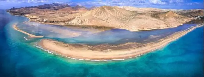 Framed Print : Fuerteventura sea sceney aerial drone view Framed Print : Fuerteventura sea sceney aerial drone view