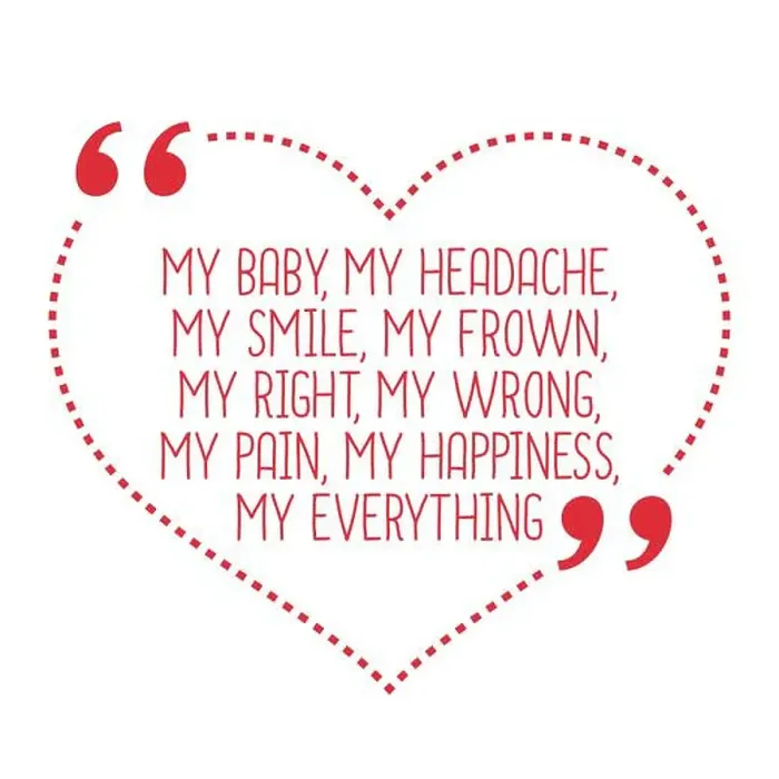 Framed Print : Funny love quote. My baby, my headache Framed Print : Funny love quote. My baby, my headache