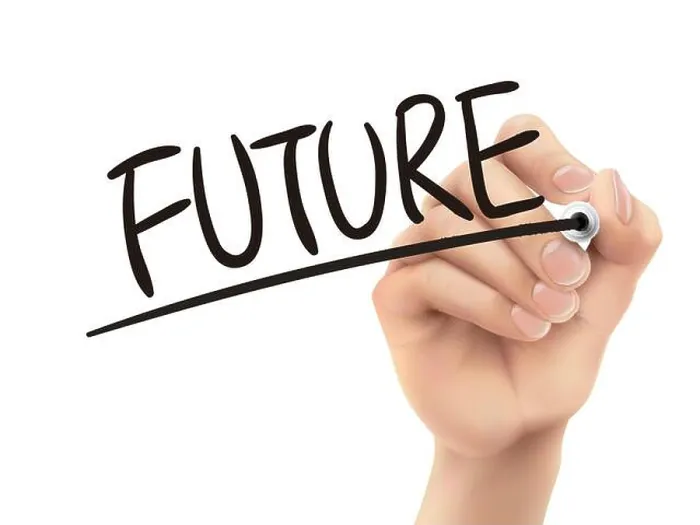 Framed Print : Future written by hand, 3D illustration realistic hand writing on transparent board Framed Print : Future written by hand, 3D illustration realistic hand writing on transparent board