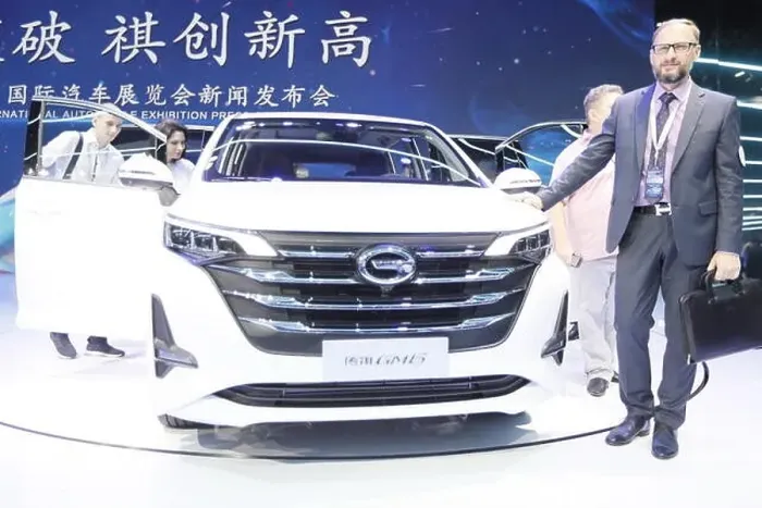 Framed Print : A GAC Trumpchi GM6 MPV is on display during the 16th China (Guangzhou) International Automobile Exhibition Framed Print : A GAC Trumpchi GM6 MPV is on display during the 16th China (Guangzhou) International Automobile Exhibition