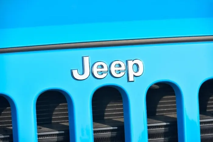 Framed Print : GALATI, ROMANIA - SEPTEMBER 2, 2017: Jeep is a brand of American automobiles that produce solely of sport utility vehicles and off-road vehicles