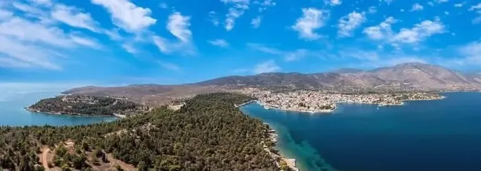 Framed Print : Galaxidi Greece, aerial drone view Framed Print : Galaxidi Greece, aerial drone view