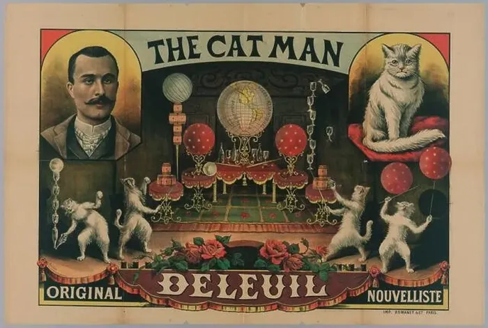 Framed Print : Gallice, A. The Cat Man / Original / Deleuil / Nouvelliste (Inscribed title (Letter)) Framed Print : Gallice, A. The Cat Man / Original / Deleuil / Nouvelliste (Inscribed title (Letter))
