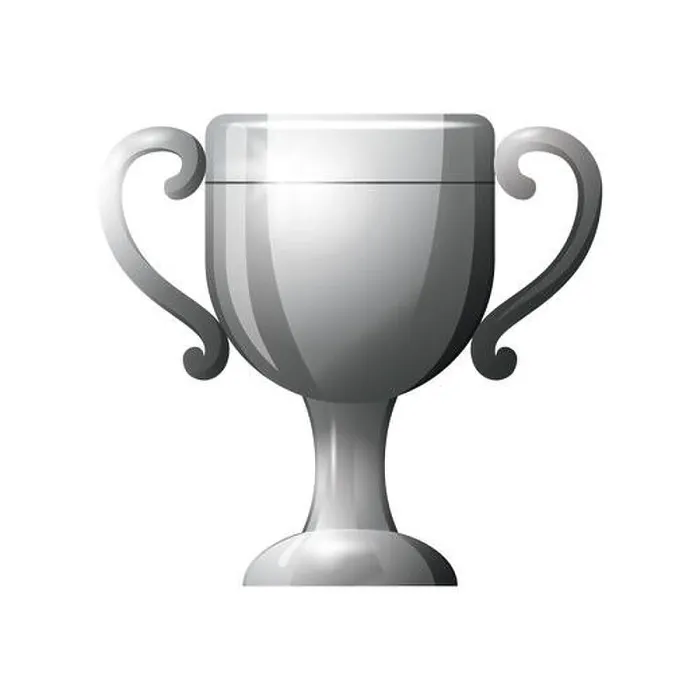 Framed Print : Game UI asset. Gaming user interface trophy cup icon. vector illustration
