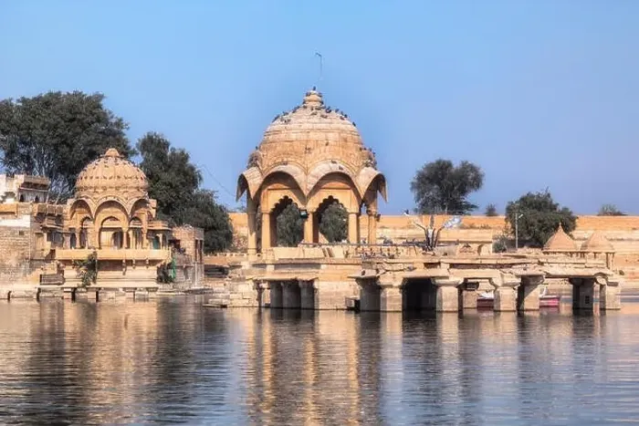 Framed Print : Ganga Sagar, Gadisar lake, Jaisalmer, Rajasthan; India; Asia; Framed Print : Ganga Sagar, Gadisar lake, Jaisalmer, Rajasthan; India; Asia;