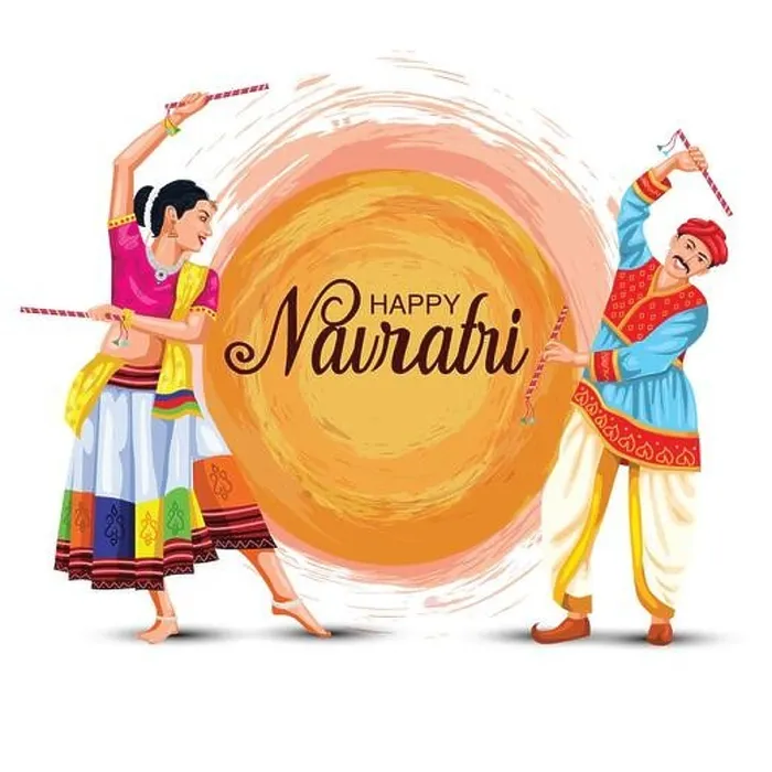 Framed Print : Garba Night poster for Navratri Dussehra festival of India. vector illustration of couple playing Dandiya dance Framed Print : Garba Night poster for Navratri Dussehra festival of India. vector illustration of couple playing Dandiya dance