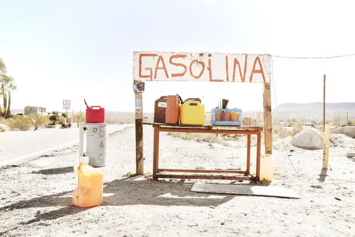 Framed Print : Gasoline stand in Baja California, Mexico Framed Print : Gasoline stand in Baja California, Mexico