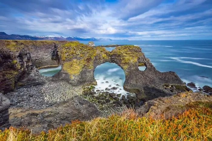 Framed Print : Gatklettur arch rock near Hellnar, Snaefellsnes Peninsula, Iceland Framed Print : Gatklettur arch rock near Hellnar, Snaefellsnes Peninsula, Iceland