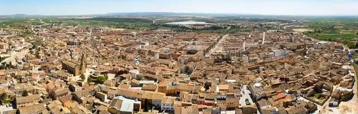 Framed Print : General aerial view of Spanish town of Ejea de los Caballeros Framed Print : General aerial view of Spanish town of Ejea de los Caballeros