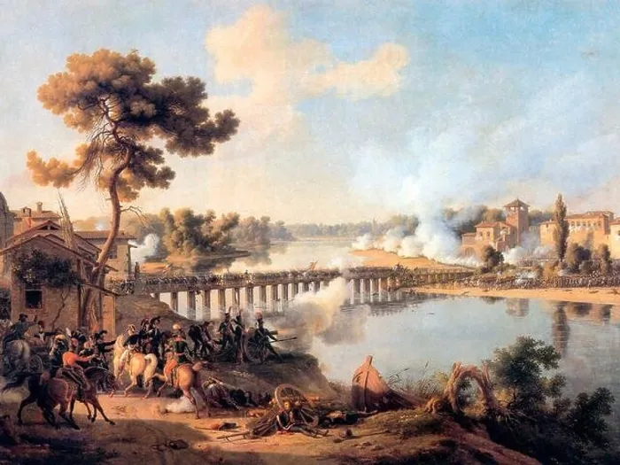 Framed Print : General Bonaparte giving orders at the Battle of Lodi - Louis-Francois Lejeune, 1804 Framed Print : General Bonaparte giving orders at the Battle of Lodi - Louis-Francois Lejeune, 1804