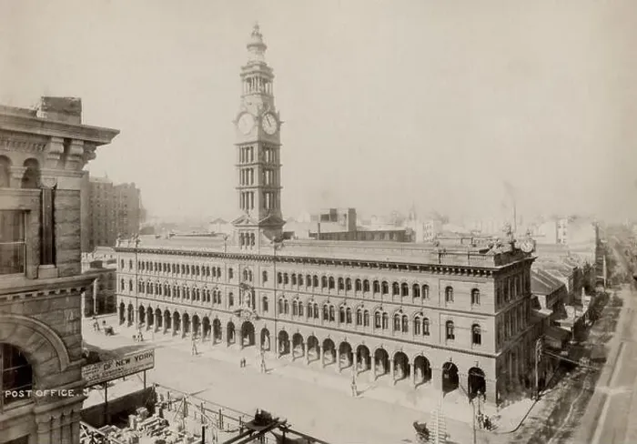 Framed Print : General Post Office, Sydney, NSW Australia c.1890's Framed Print : General Post Office, Sydney, NSW Australia c.1890's