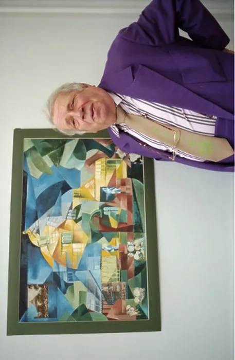 Framed Print : George Melly and his cubist interpretation of the palm house in Sefton Park Liverpool which he helped to restore Framed Print : George Melly and his cubist interpretation of the palm house in Sefton Park Liverpool which he helped to restore
