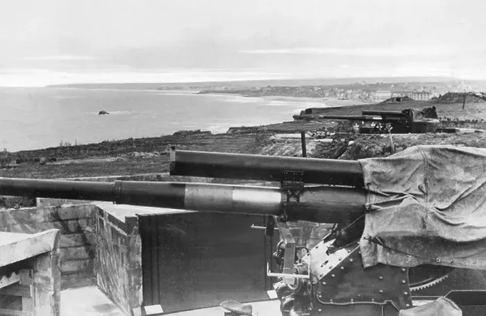 Framed Print : German battery at the Atlantic Wall, 1942 Framed Print : German battery at the Atlantic Wall, 1942