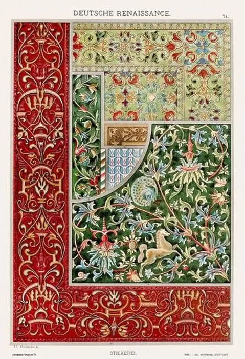 Framed Print : German Renaissance Ornamentation Framed Print : German Renaissance Ornamentation