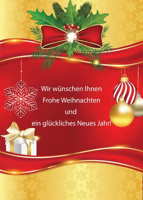 Framed Print : Geschäftliche Weihnachtsgrüße. Wir wünschen Ihnen Frohe Weihnachten und ein Glückliches Neues Jahr Grußkarte Framed Print : Geschäftliche Weihnachtsgrüße. Wir wünschen Ihnen Frohe Weihnachten und ein Glückliches Neues Jahr Grußkarte