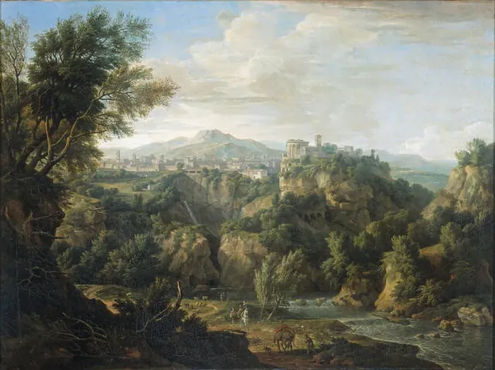 Framed Print : Gezicht op Tivoli is a painting housed at the Rijksmuseum in Amsterdam Framed Print : Gezicht op Tivoli is a painting housed at the Rijksmuseum in Amsterdam
