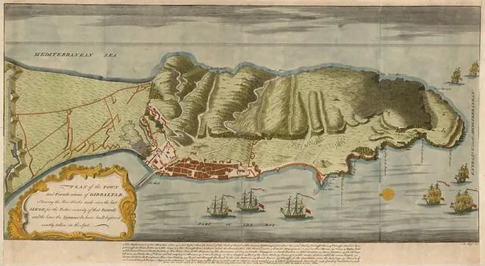 Framed Print : Gibraltar Map, Map of Gibraltar Framed Print : Gibraltar Map, Map of Gibraltar