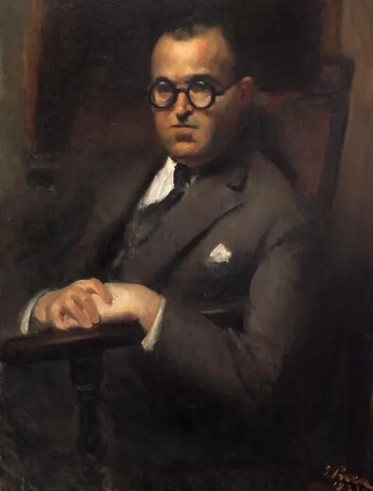 Framed Print : Giorgio Preca (1909-1984). Pintor maltés