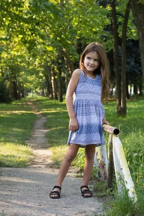 Framed Print : girl fashion 5 years posing Framed Print : girl fashion 5 years posing