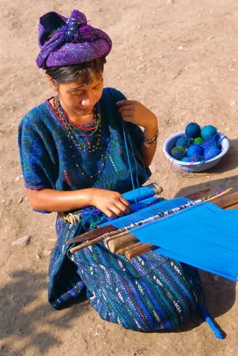 Framed Print : Girl weaving traditional huipil, Santa Caterina Papopo, Guatemala, Central America Framed Print : Girl weaving traditional huipil, Santa Caterina Papopo, Guatemala, Central America