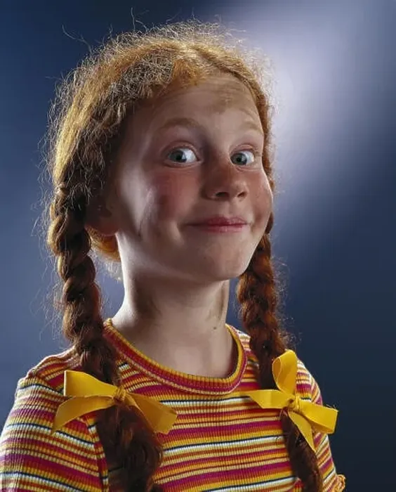 Framed Print : Girls, red-haired, plaits, dirtily Framed Print : Girls, red-haired, plaits, dirtily