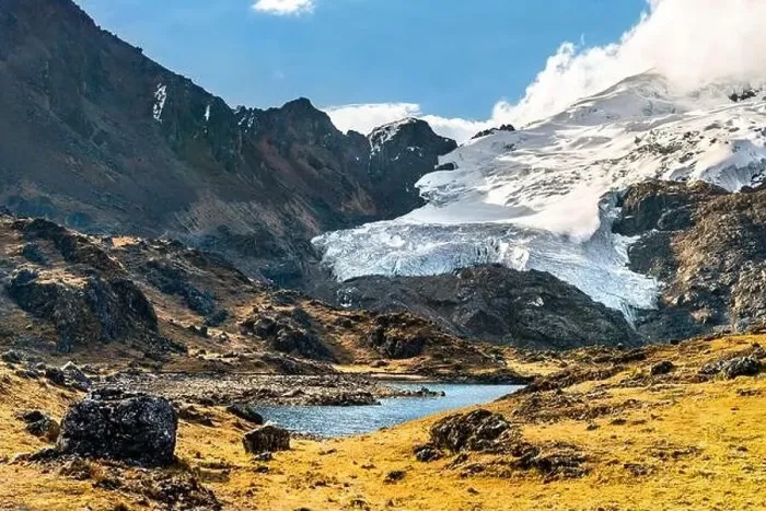 Framed Print : Glacier at the Huaytapallana mountain range in Huancayo, Peru Framed Print : Glacier at the Huaytapallana mountain range in Huancayo, Peru