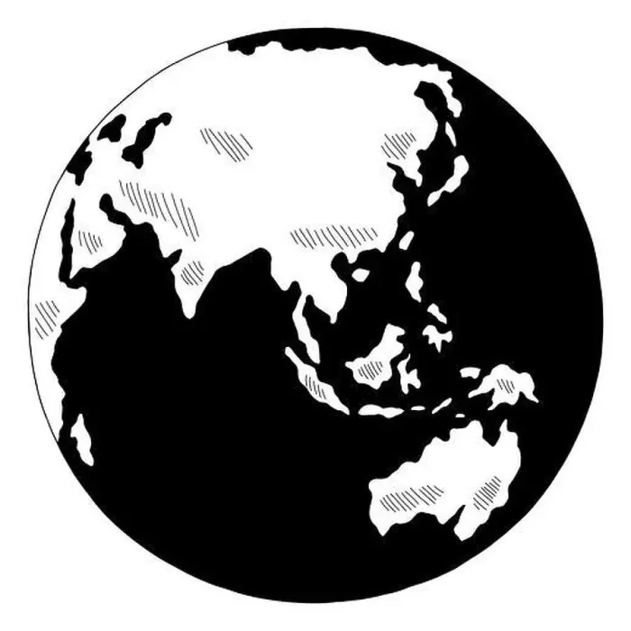 Framed Print : Globe earth graphic black white isolated sketch illustration vector Framed Print : Globe earth graphic black white isolated sketch illustration vector